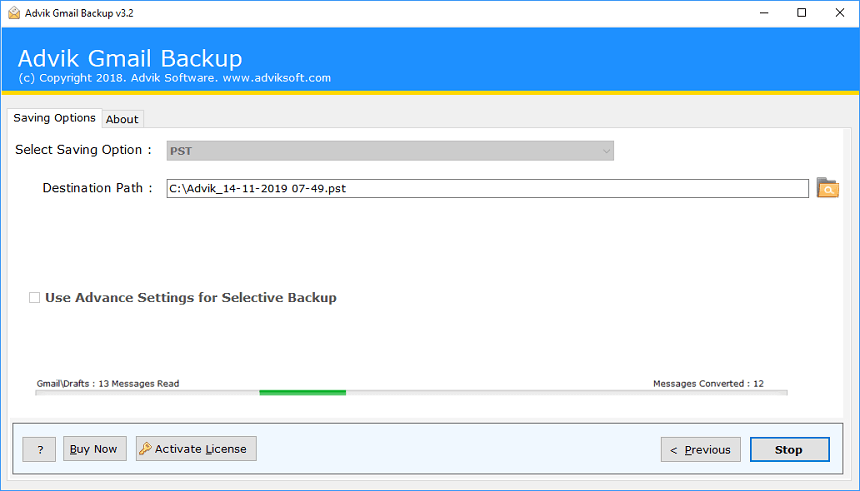 gmail backup wizard