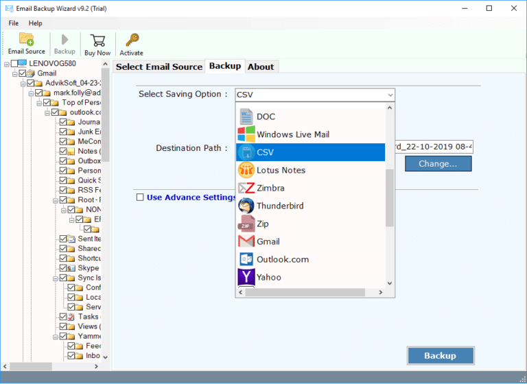 export gmail emails to excel